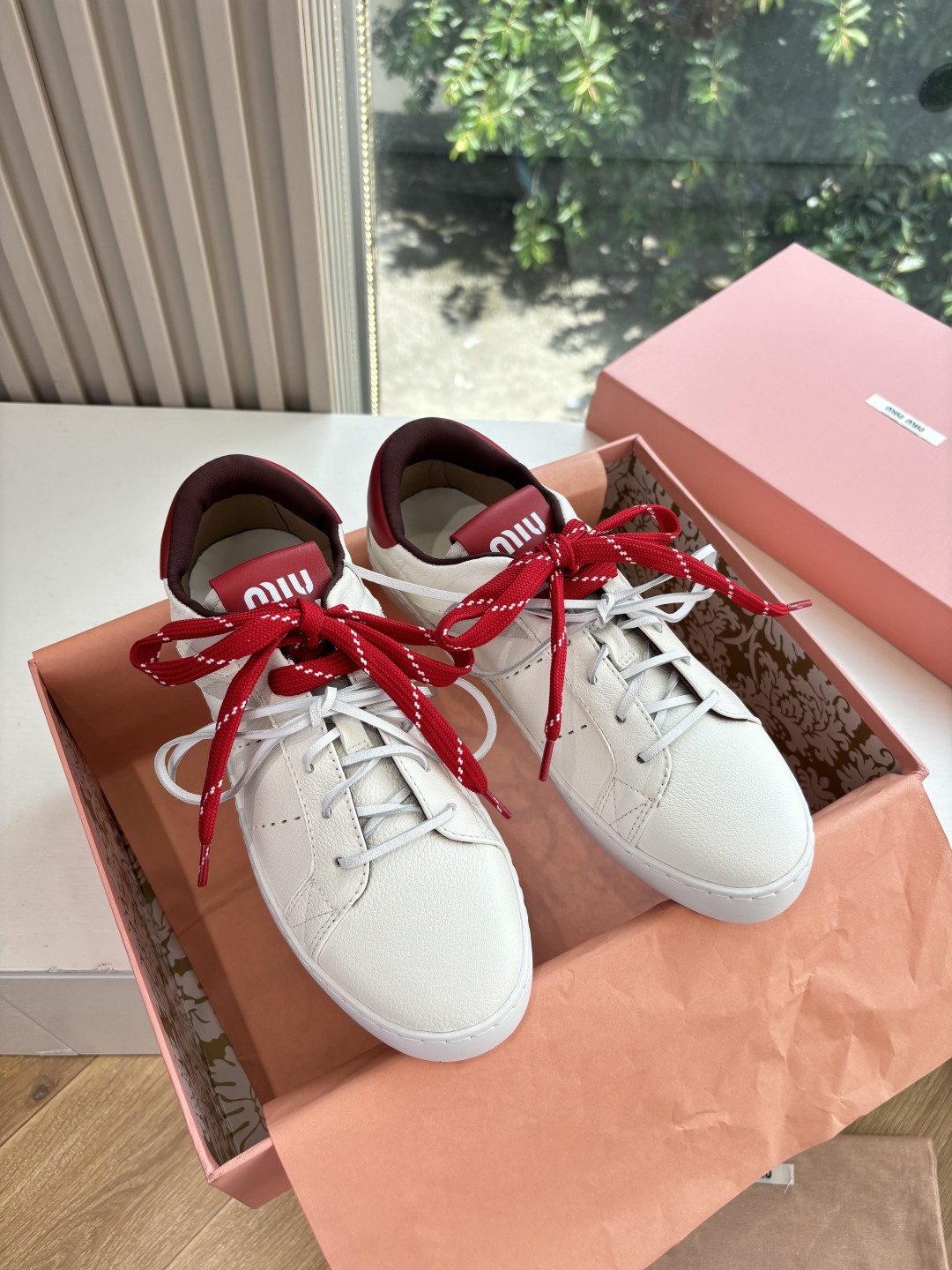 miumiu 미우미우 스니커즈 화이트 슈즈 신발