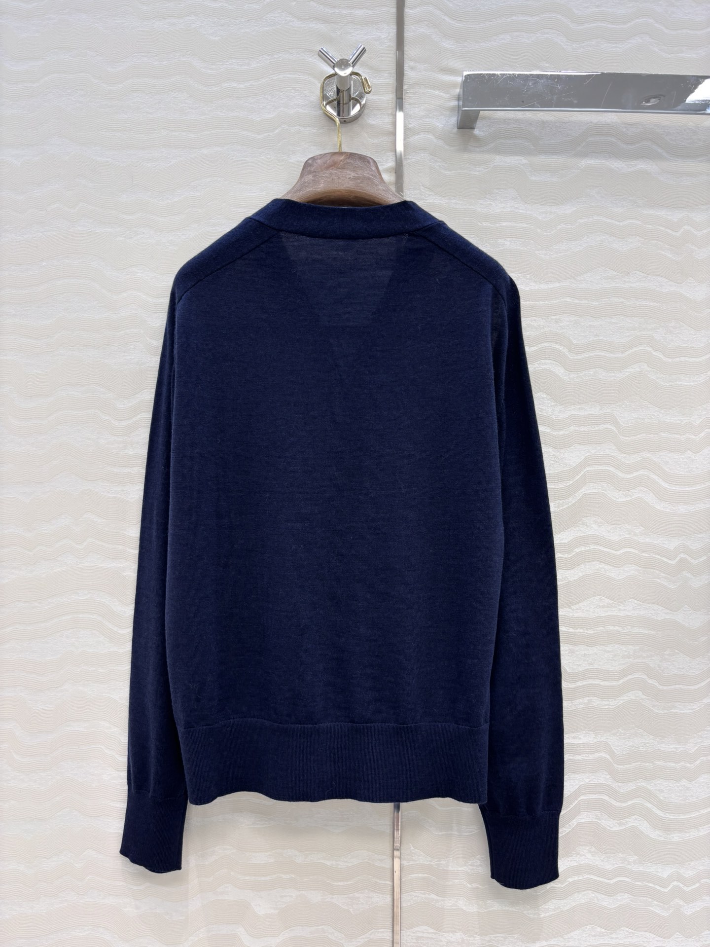 Loro Piana LP 로로피아나 고급스러운 프린트 배색 V넥 가디건 의류