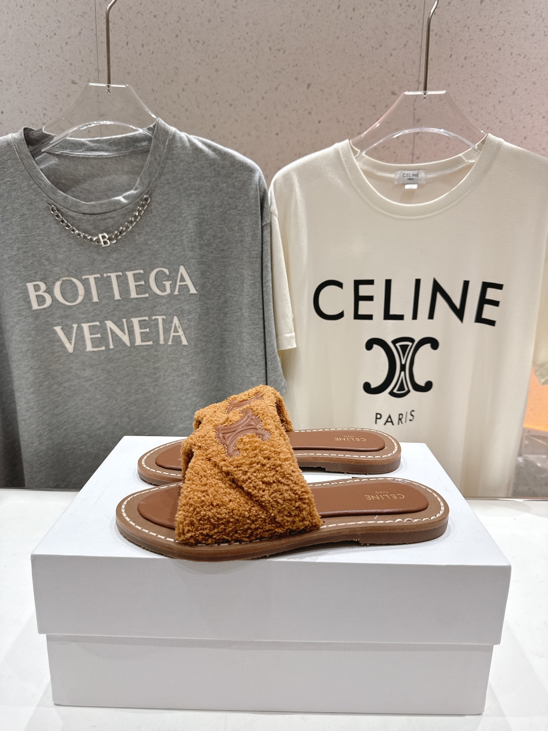 Celine 셀린느 로고 슬리퍼 신발