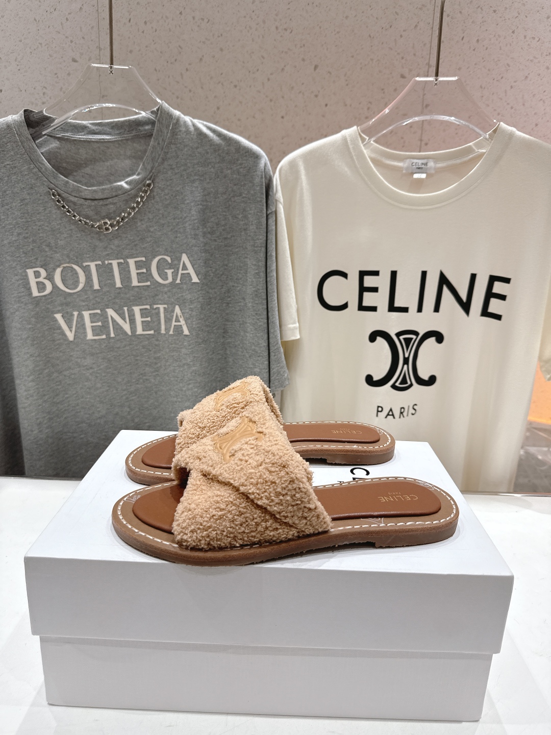 Celine 셀린느 로고 슬리퍼 신발