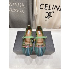 Alaia 알라이아 평면 망사 발레리나 플랫 슈즈 신발