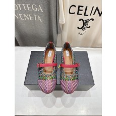 Alaia 알라이아 평면 망사 발레리나 플랫 슈즈 신발