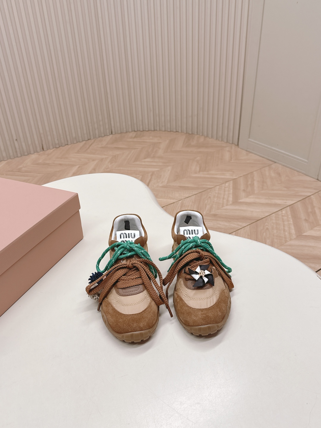 MiuMiu 미우미우 런웨이 트레이너 스니커즈 신발