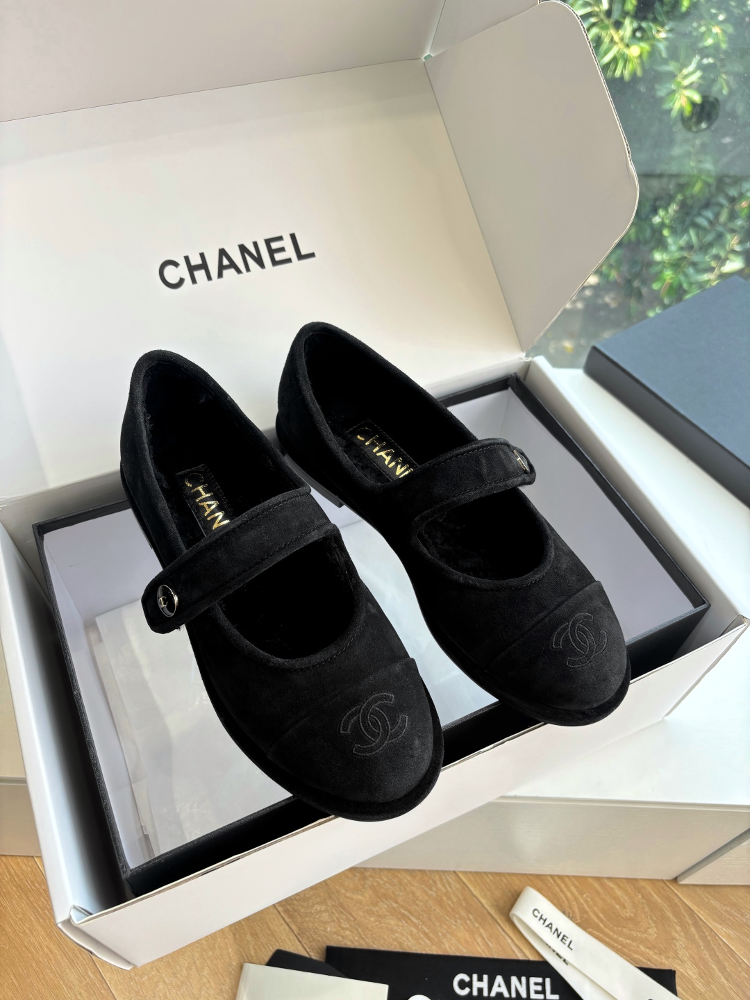 Chanel 샤넬 니트 슬링백 단화 플랫 슈즈 신발