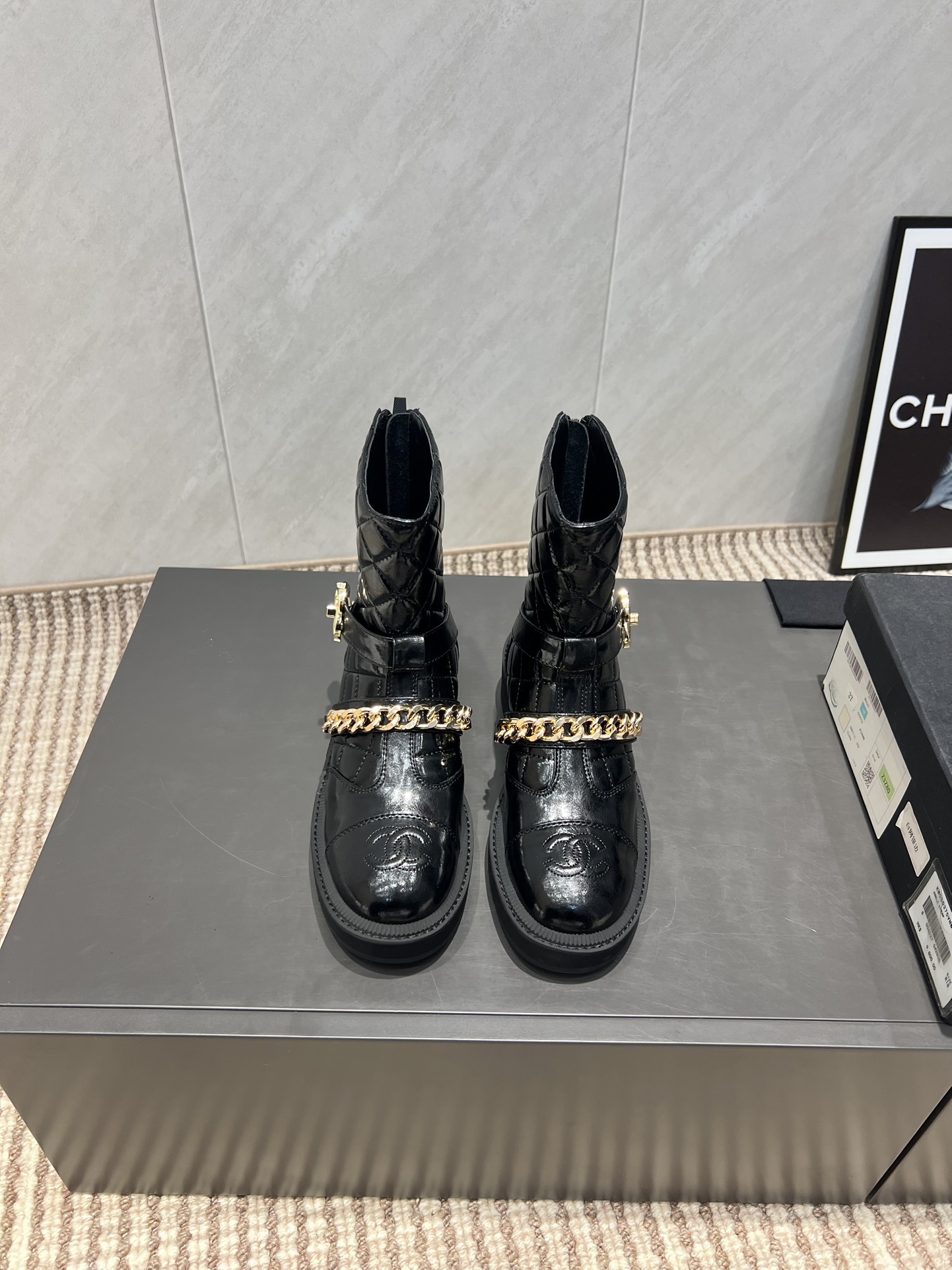 CHANEL 샤넬 앵클 부츠 신발