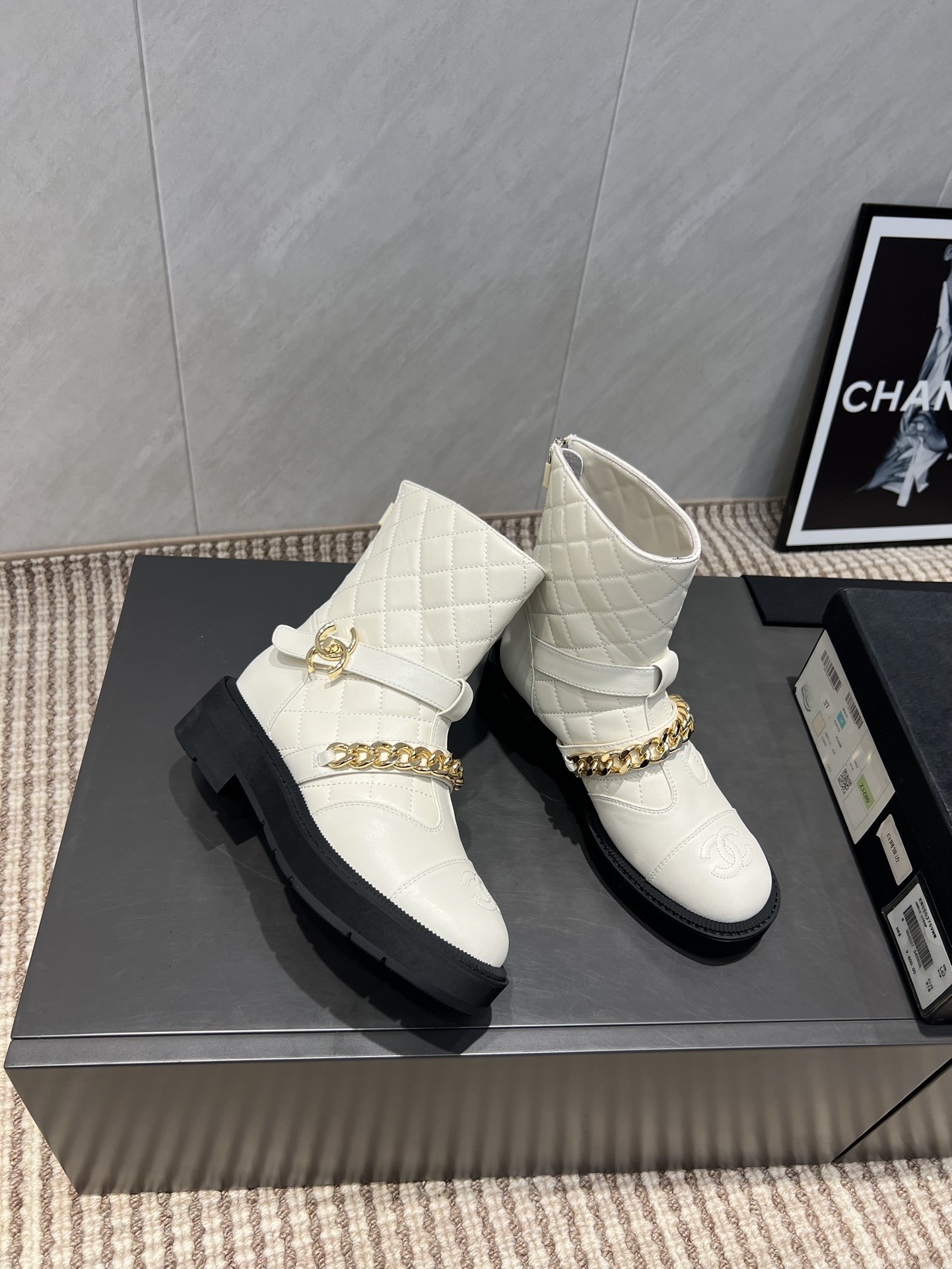 CHANEL 샤넬 앵클 부츠 신발