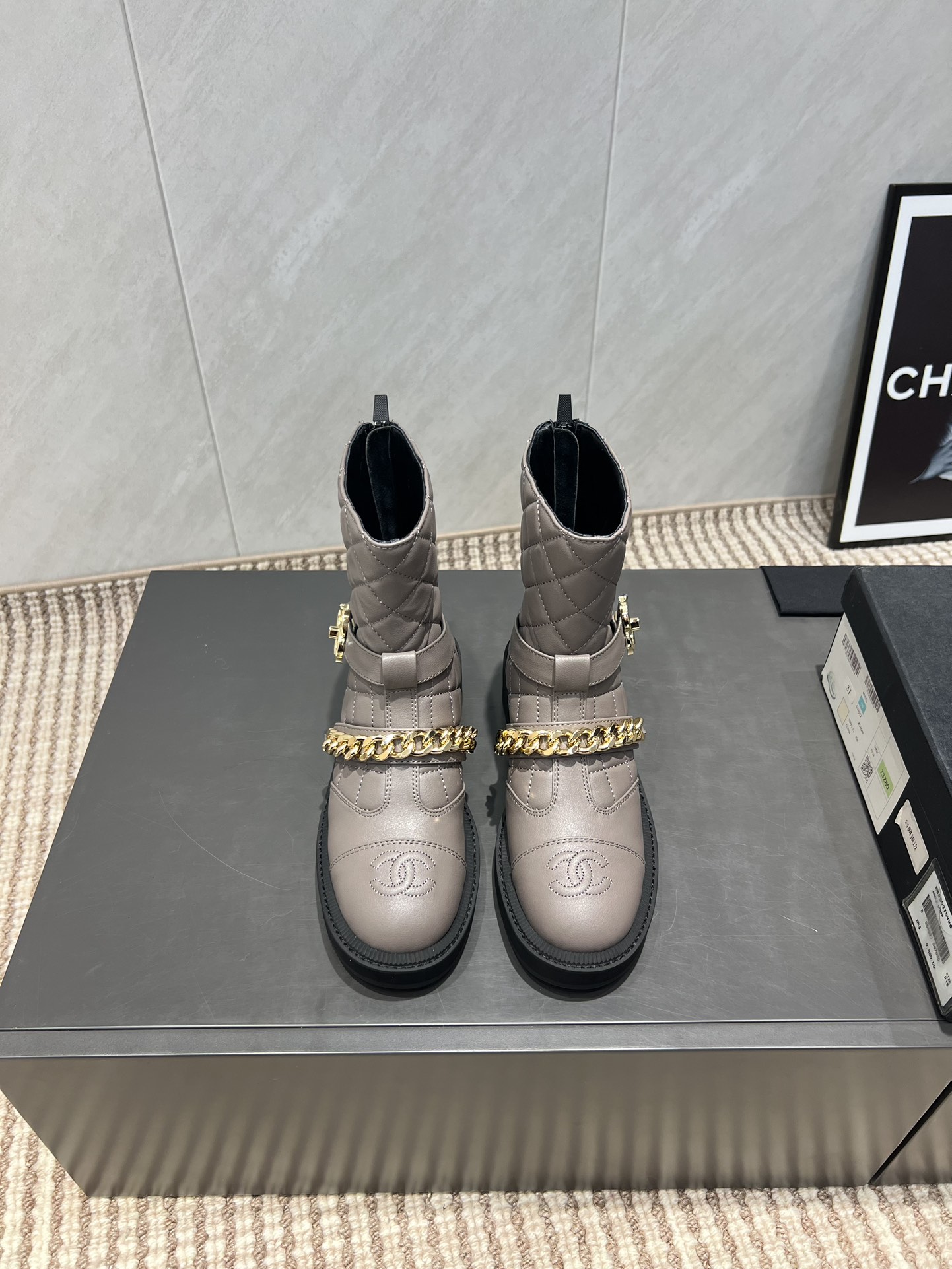 CHANEL 샤넬 앵클 부츠 신발