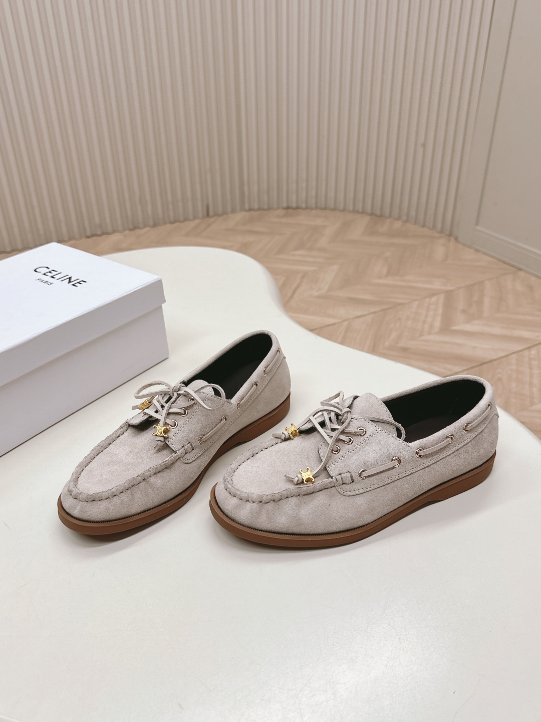 CELINE 셀린느 플랫 빈티지 로퍼 드라이빙 슈즈 신발