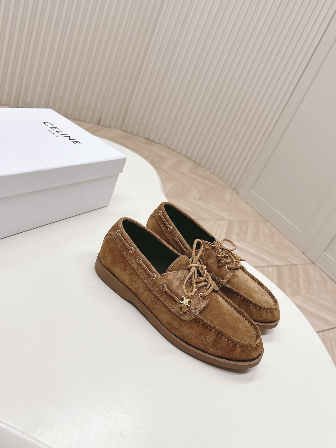 CELINE 셀린느 플랫 빈티지 로퍼 드라이빙 슈즈 신발