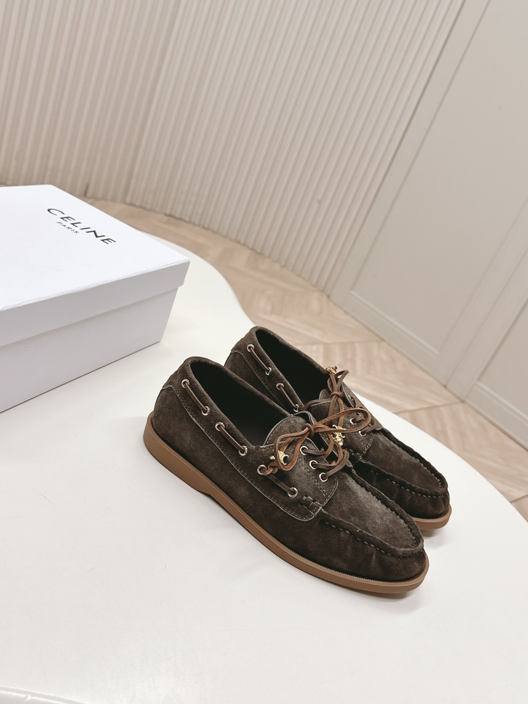 CELINE 셀린느 플랫 빈티지 로퍼 드라이빙 슈즈 신발