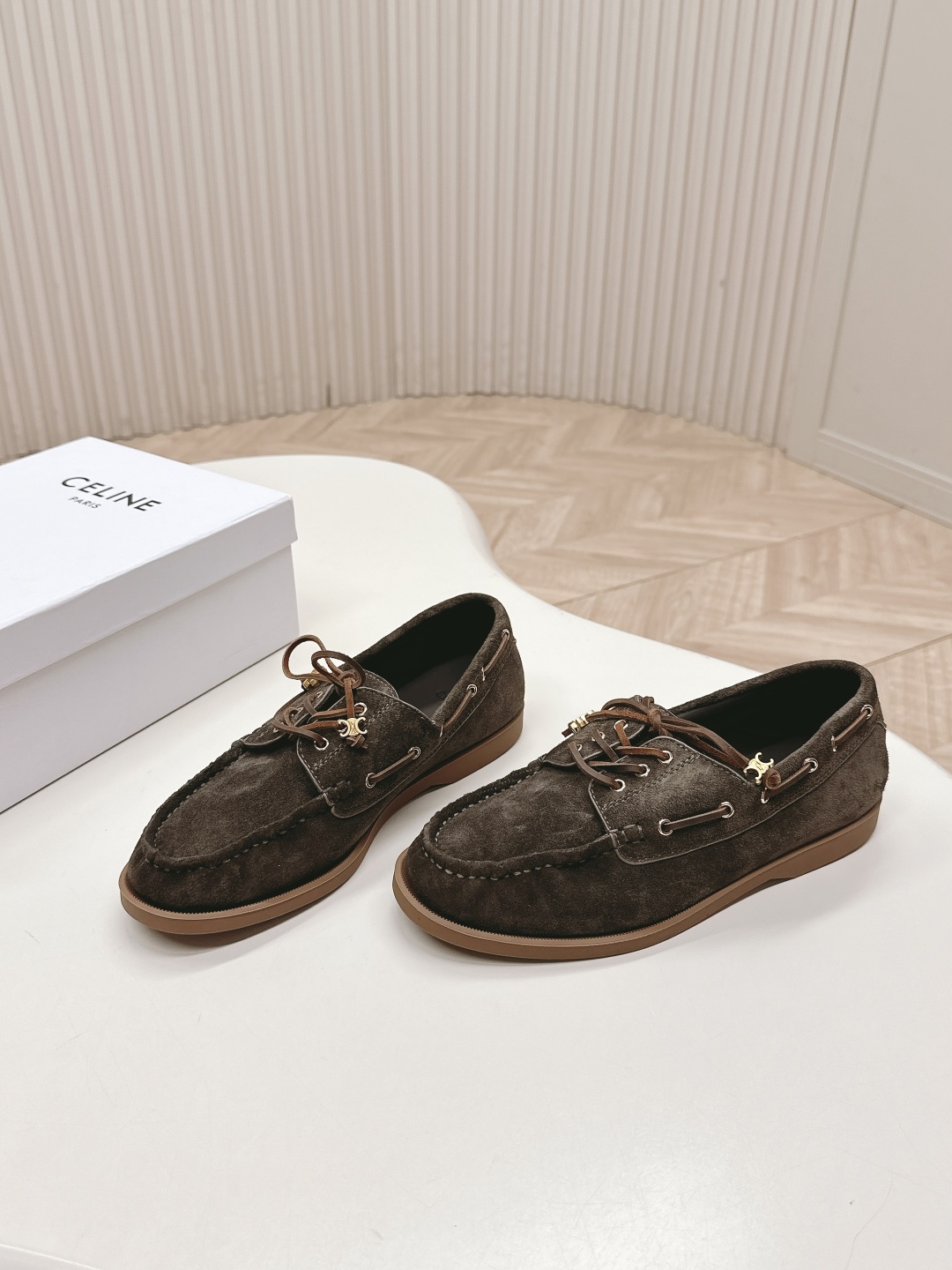 CELINE 셀린느 플랫 빈티지 로퍼 드라이빙 슈즈 신발