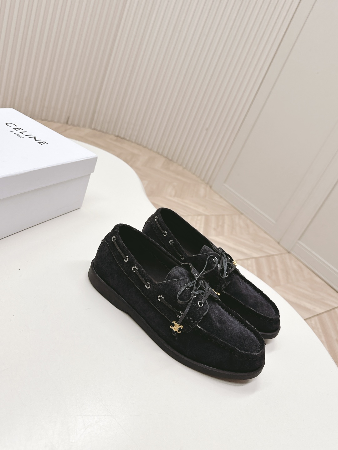 CELINE 셀린느 플랫 빈티지 로퍼 드라이빙 슈즈 신발