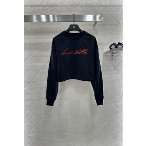 LV 루이비통 캐주얼 긴팔 티셔츠 + 트레이닝 팬츠 상하의 세트 의류