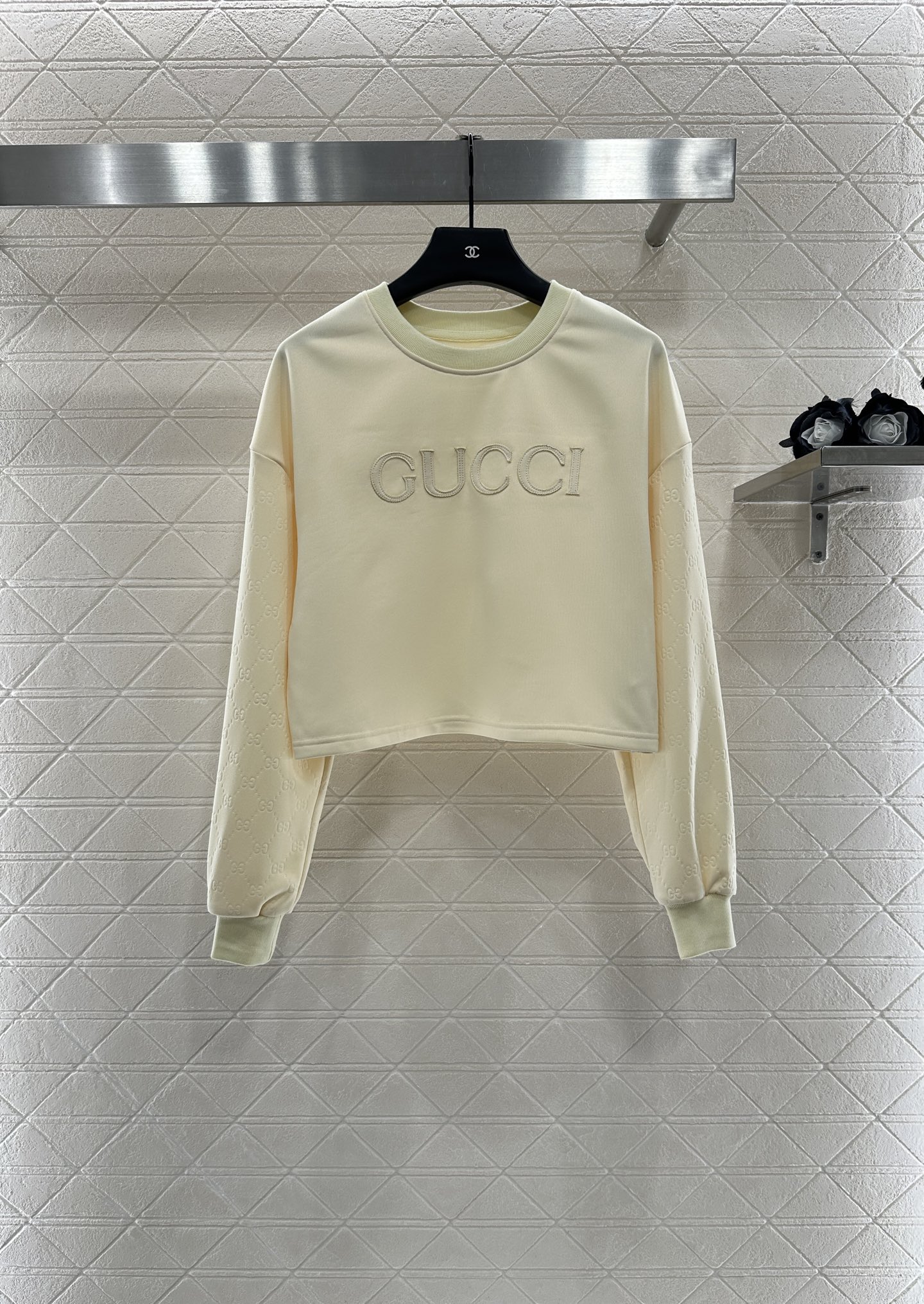 GUCCI 구찌 캐주얼 긴팔 티셔츠 + 트레이닝 팬츠 상하의 세트 의류