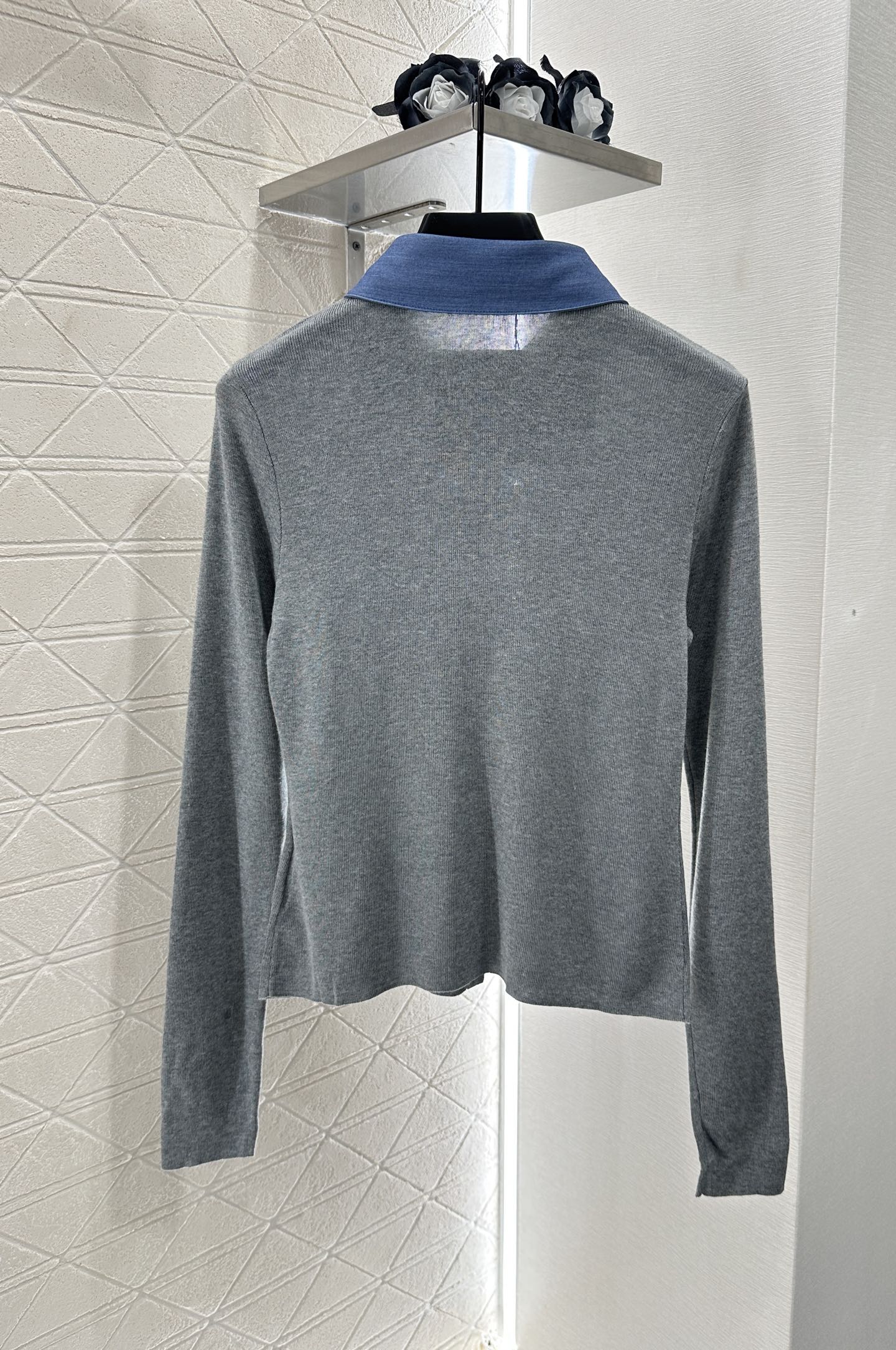 PRADA 프라다 배색 니트 가디건 의류