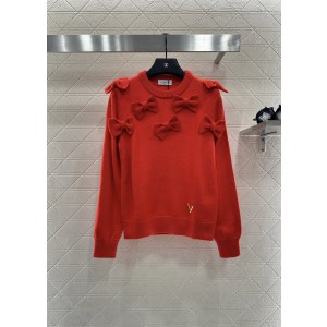 Valentino 발렌티노 입체 리본 니트 풀오버 의류