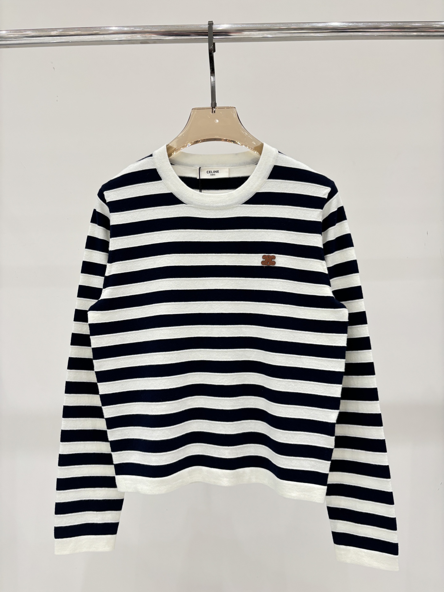 Celine 셀린느 라운드넥 로고 니트 긴팔 의류