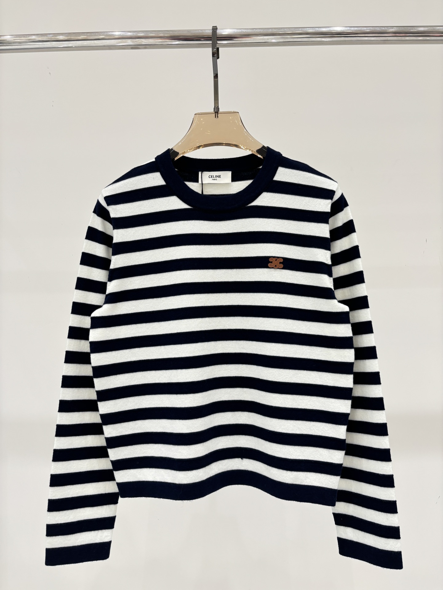 Celine 셀린느 라운드넥 로고 니트 긴팔 의류