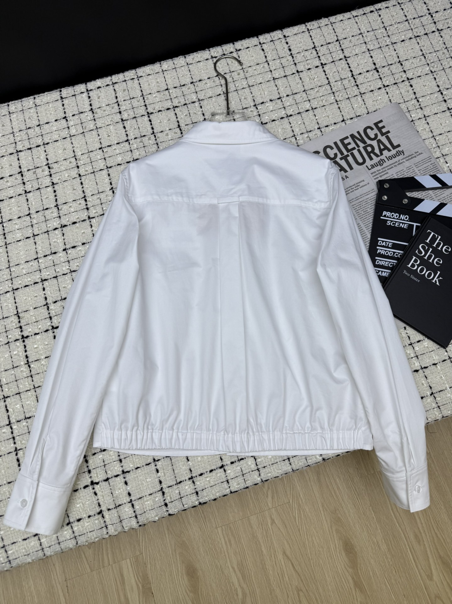 miumiu 미우미우 자수 로고 카라 셔츠 의류