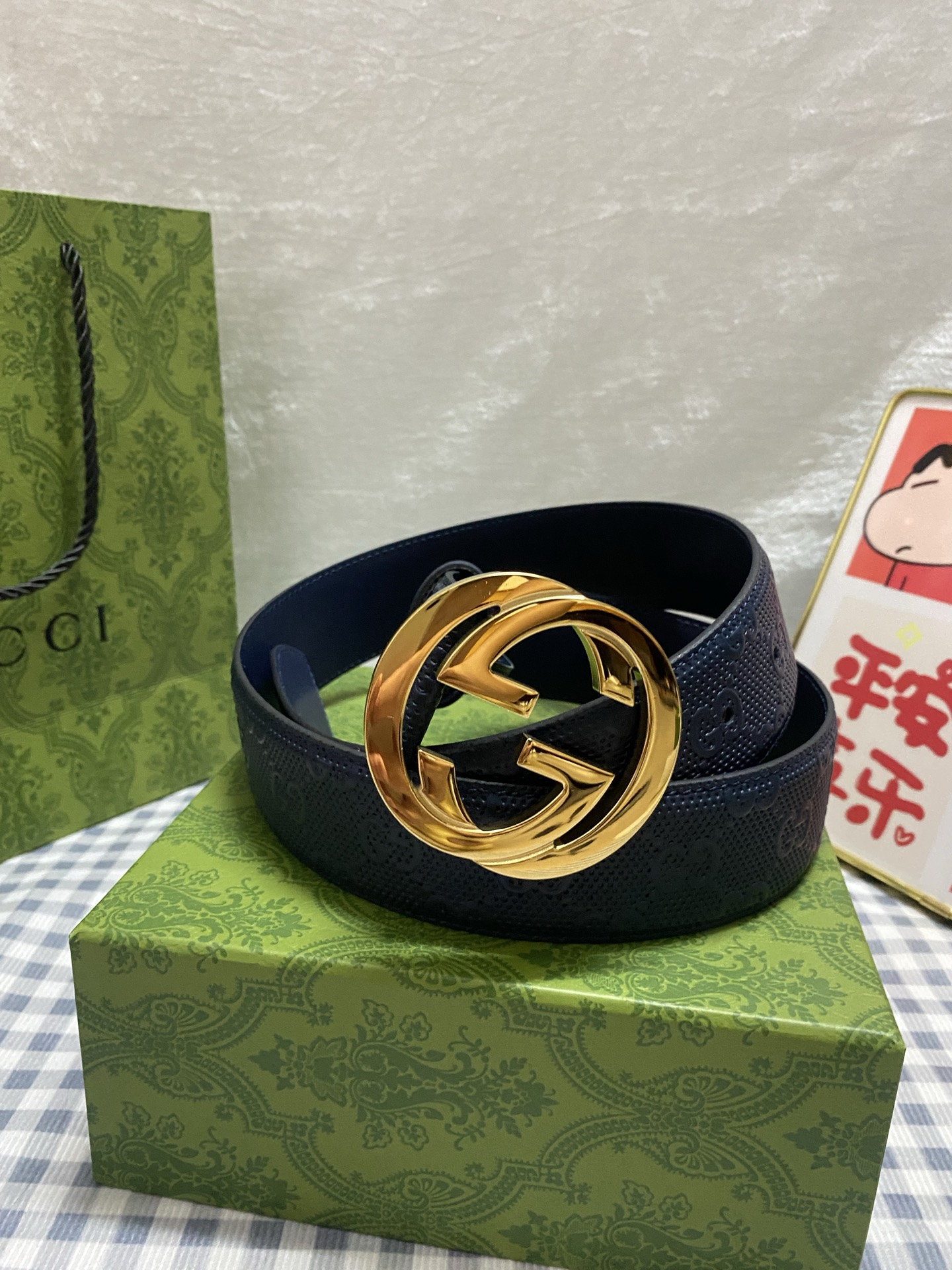 Gucci 구찌 남성용 GG 벨트