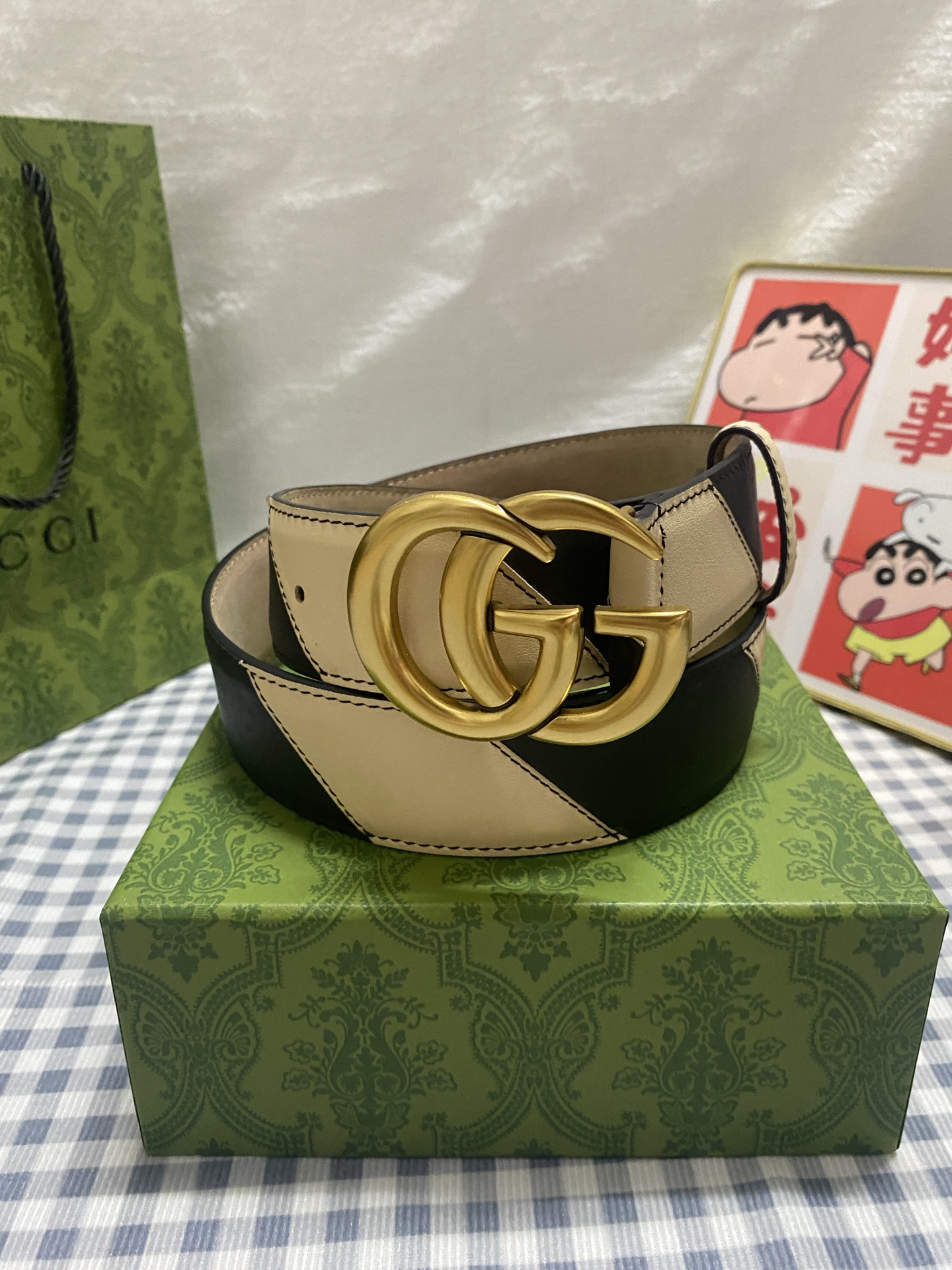 Gucci 구찌 남성용 GG 벨트