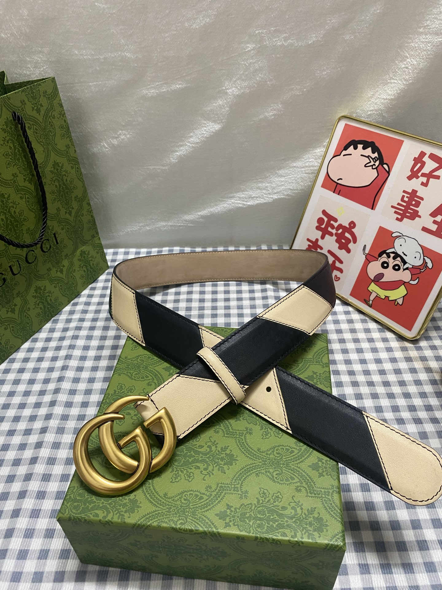 Gucci 구찌 남성용 GG 벨트