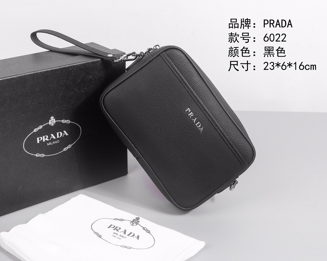 PRADA 프라다 클러치백 크로스백 가방 / 6022