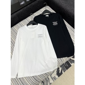 Celine 셀린느 수공 장식 스톤 롱슬리브 긴팔 티셔츠 의류