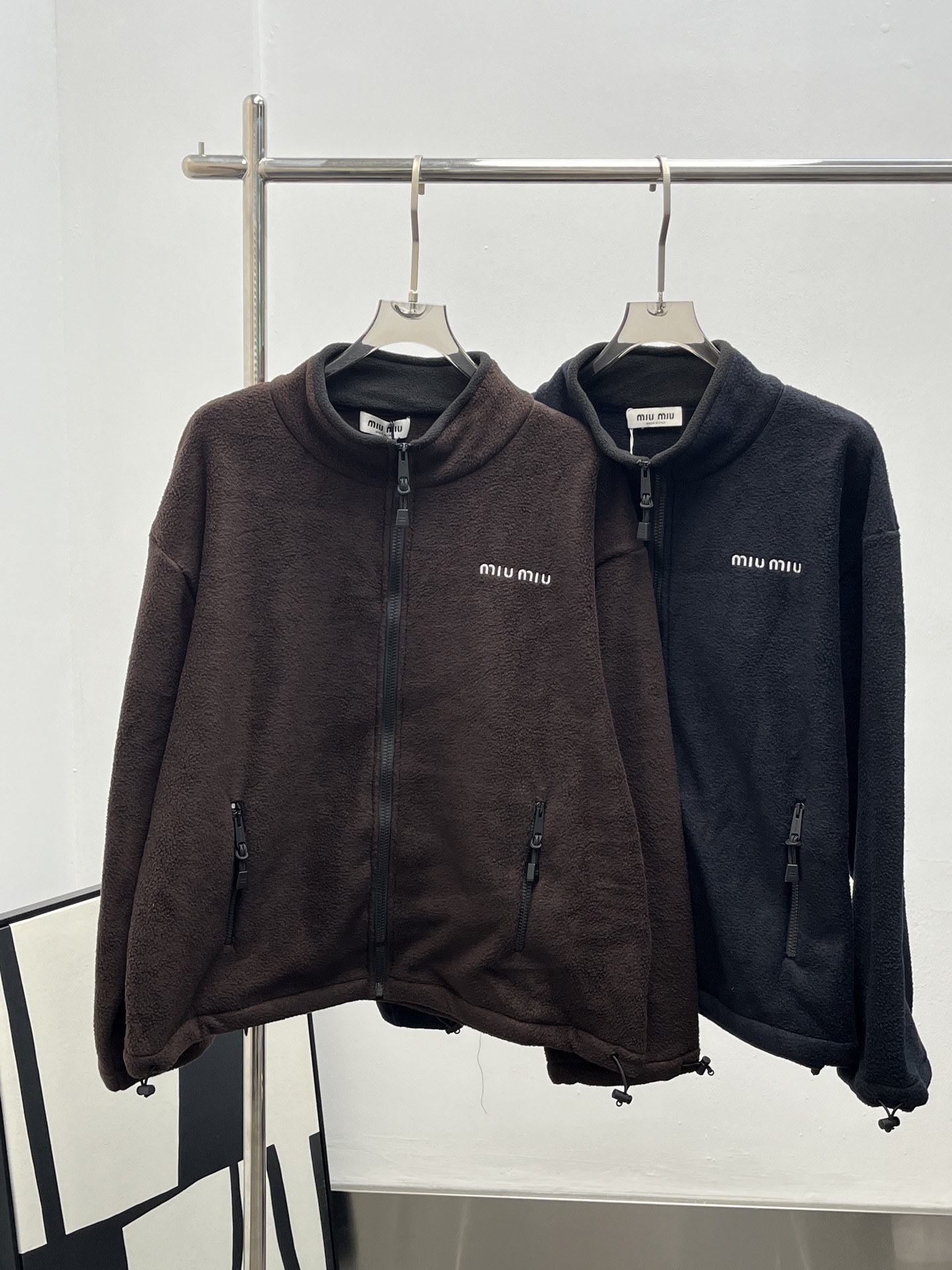 MiuMiu 미우미우 플리스 집업 자켓 의류