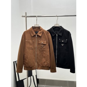 Prada 프라다 남성 스웨이드 가죽 자켓 의류