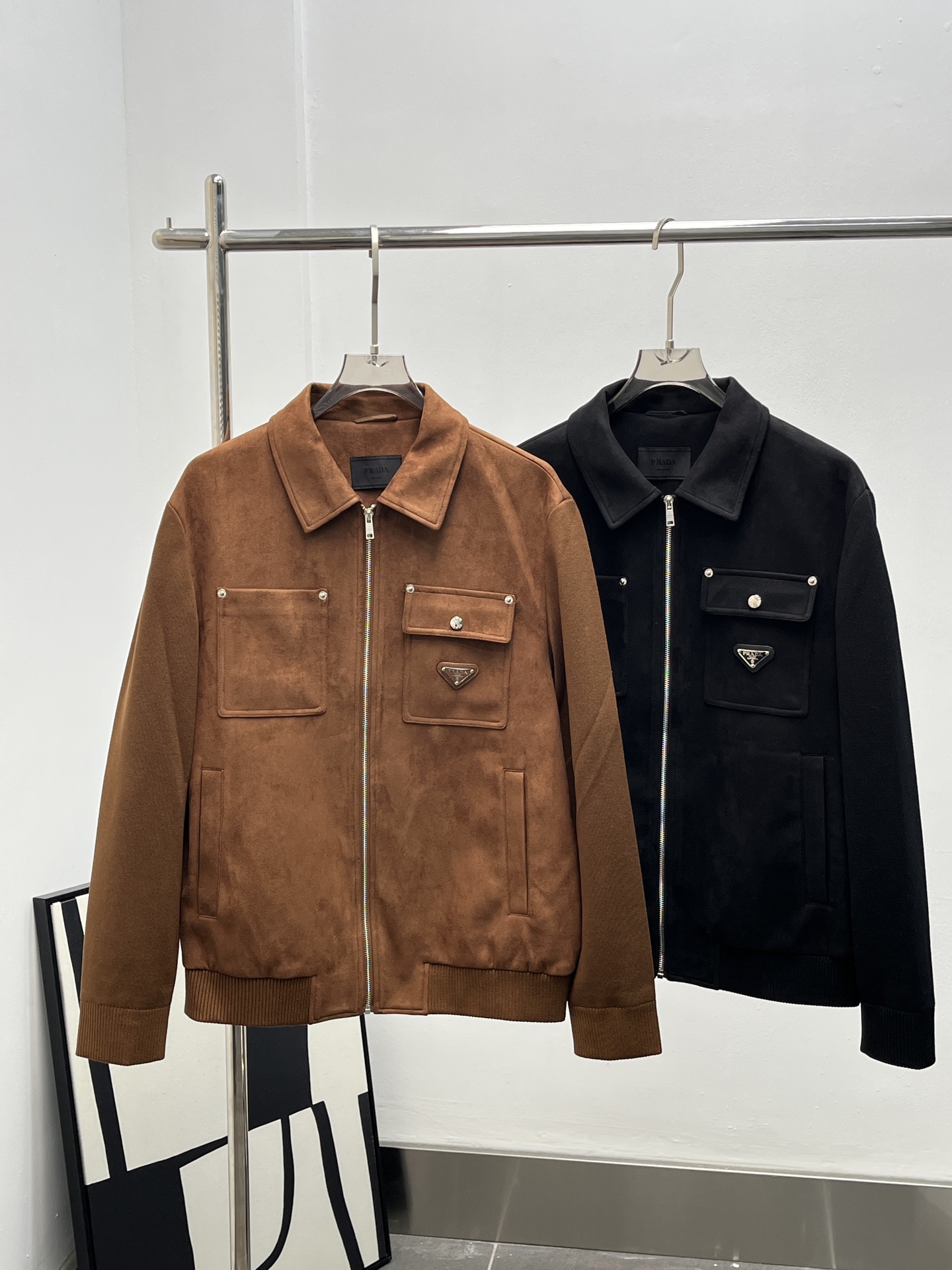 Prada 프라다 남성 스웨이드 가죽 자켓 의류