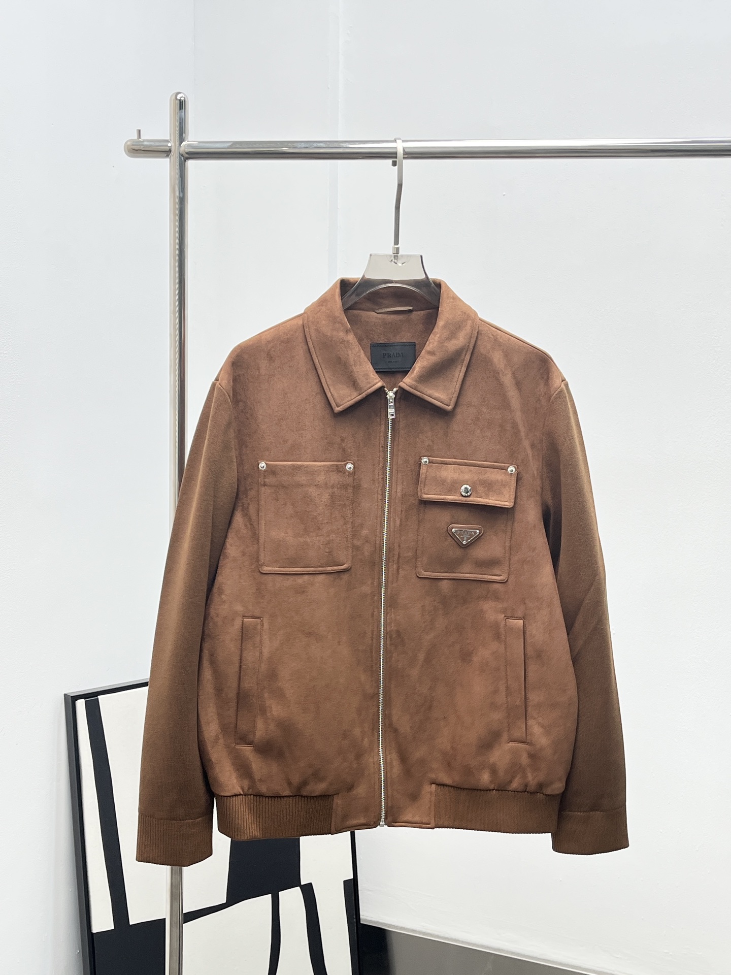 Prada 프라다 남성 스웨이드 가죽 자켓 의류