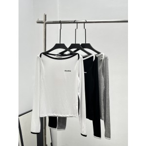 MiuMiu 미우미우 라운드넥 베이직 티셔츠 의류