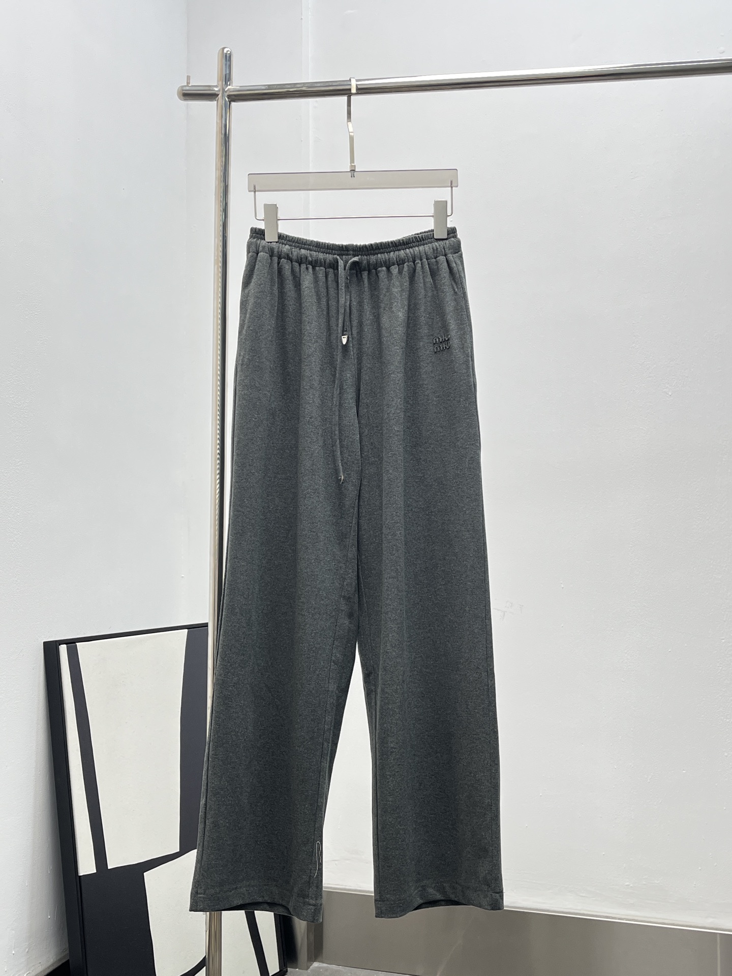 Miumiu 스트링 와이드 팬츠 바지 의류