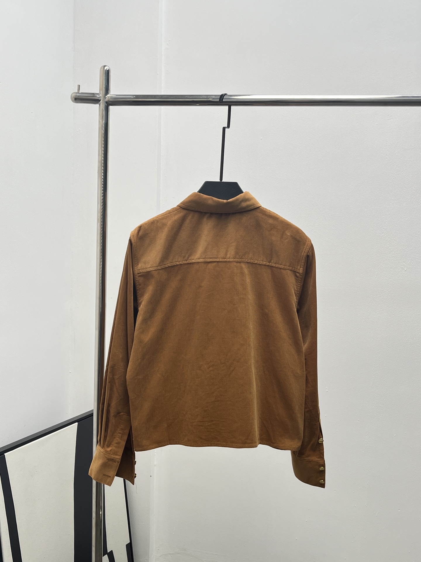 CELINE 셀린느 포켓 자수 크롭 셔츠 의류