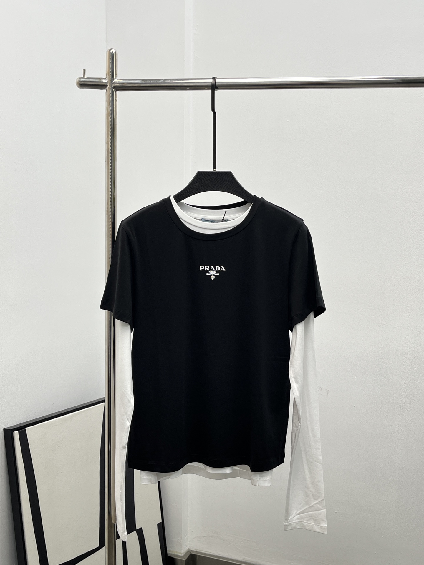 Prada 프라다 투피스 레이어드 티셔츠 세트 의류