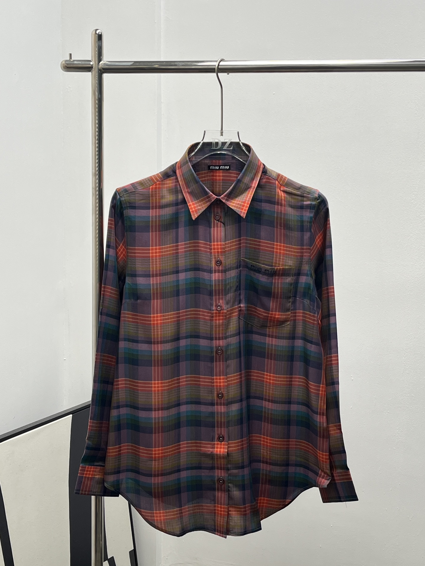 MiuMiu 미우미우 체크 스트라이프 셔츠 의류