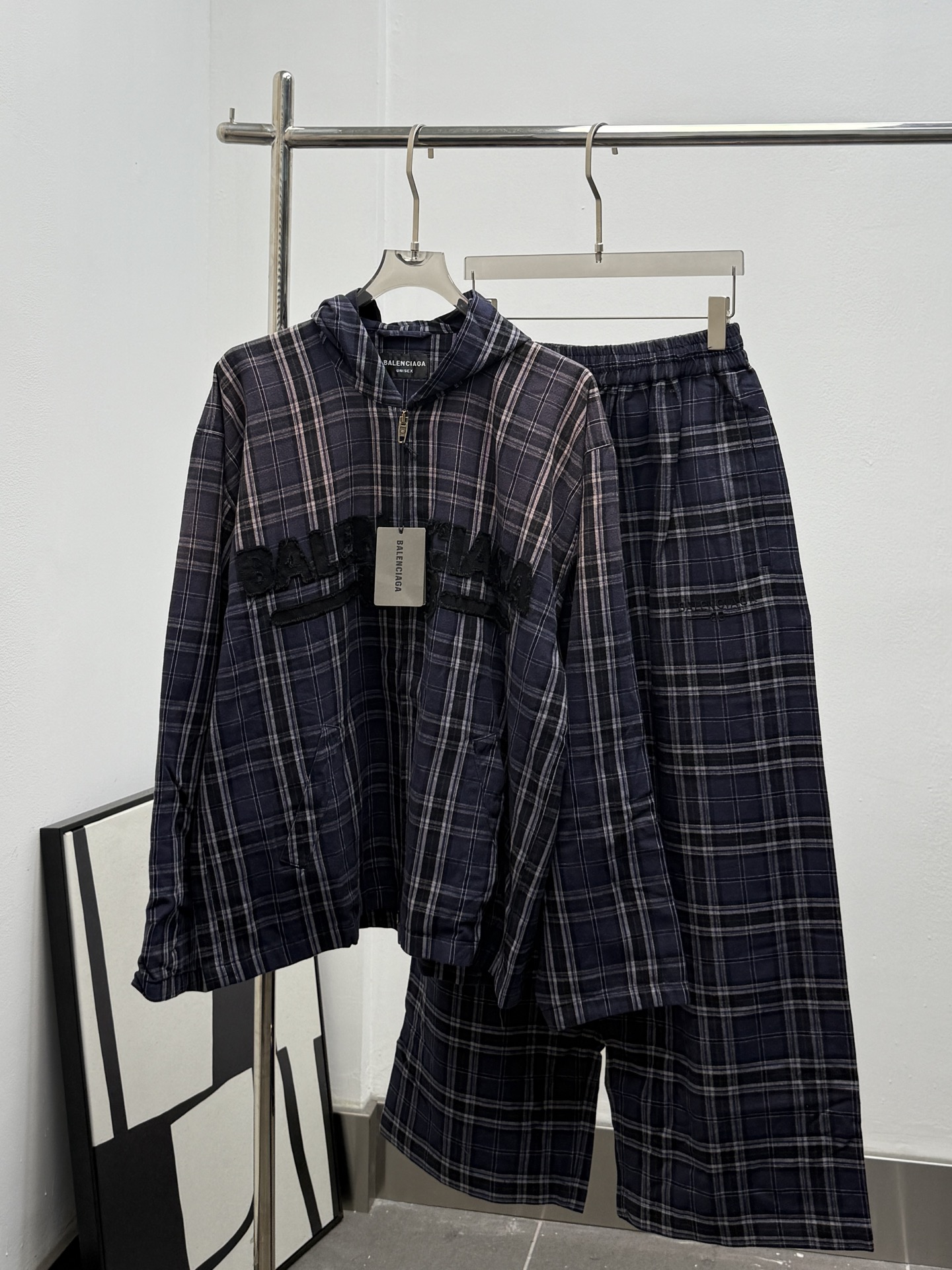 Balenciaga 발렌시아가 후드 재킷 + 팬츠 바지 세트 의류