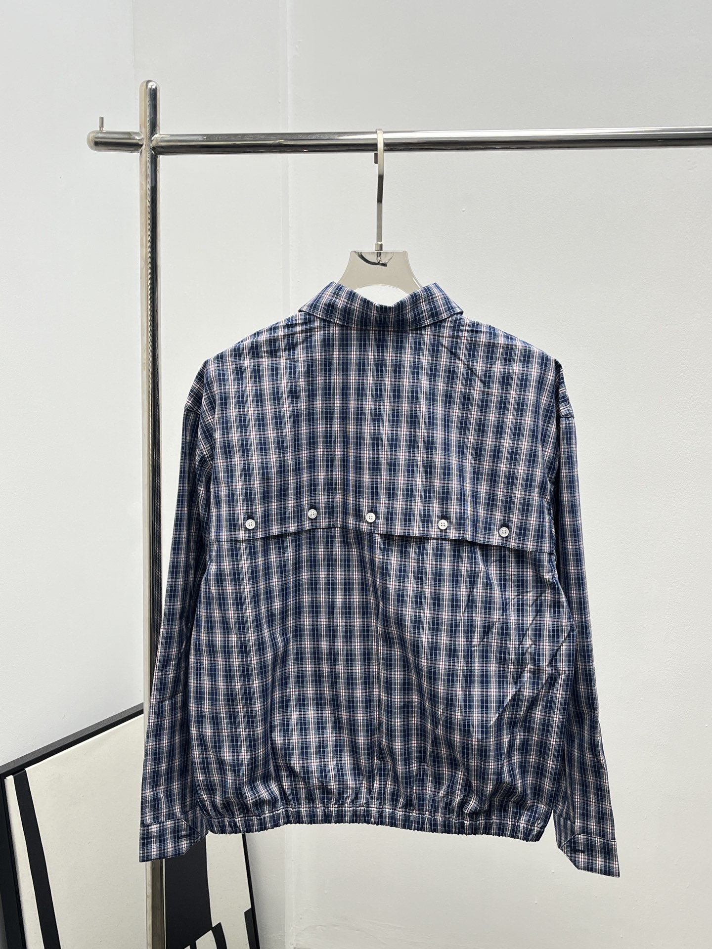 MiuMiu 미우미우 격자 패턴 트렌치 코트 재킷 의류