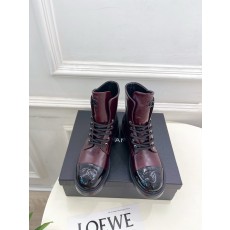 CHANEL 샤넬 더블C 배색 두꺼운 밑창 마틴 부츠 신발