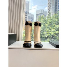 CHANEL 샤넬 메쉬 리본 부츠 신발