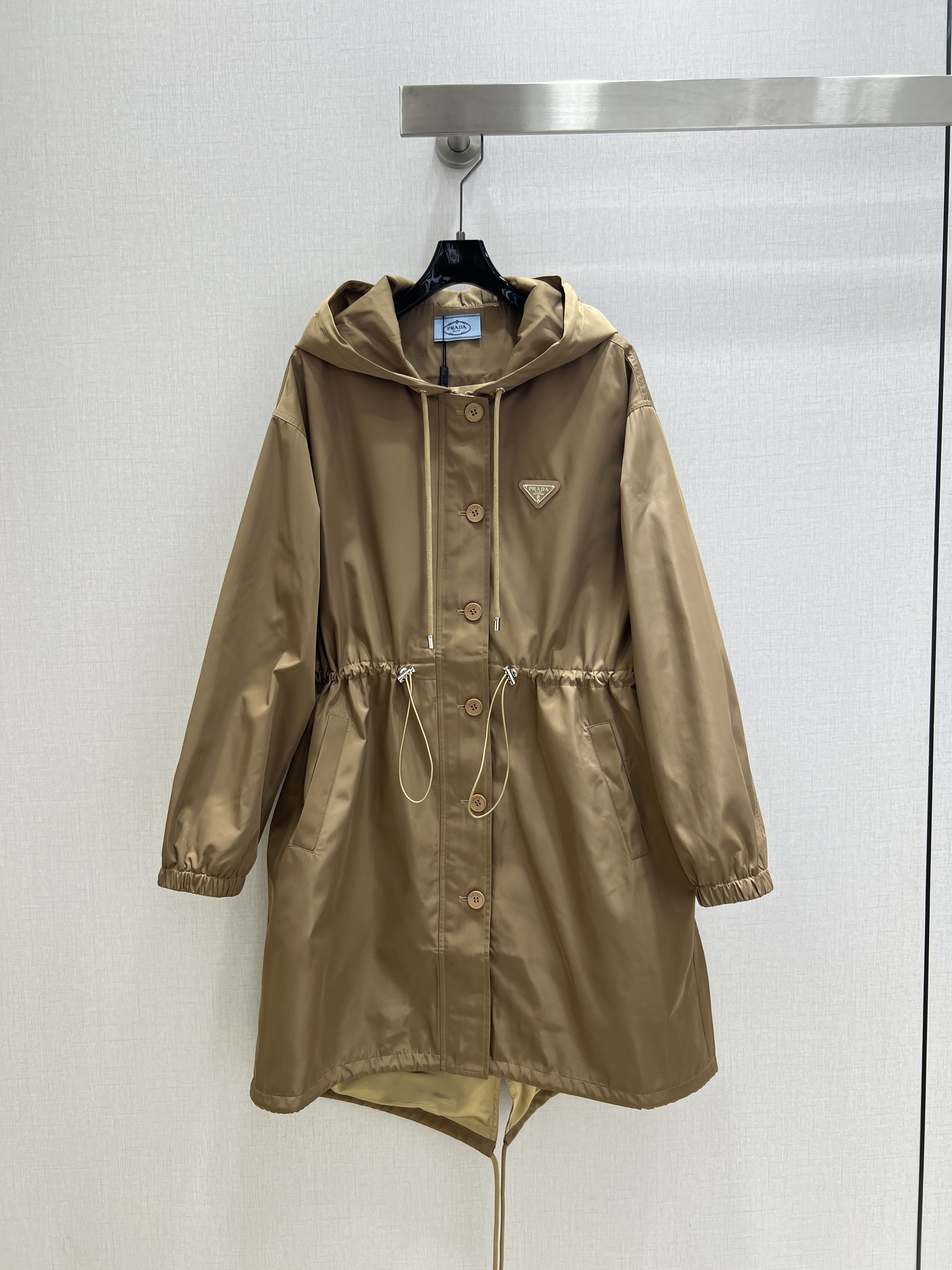 PRADA 프라다 후드 트렌치 코트 의류