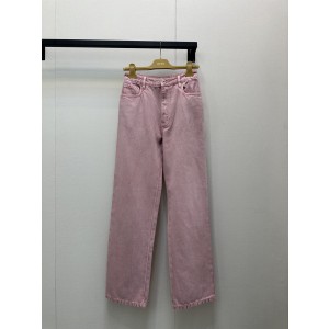 miumiu 미우미우 핑크 데님 팬츠 바지 의류