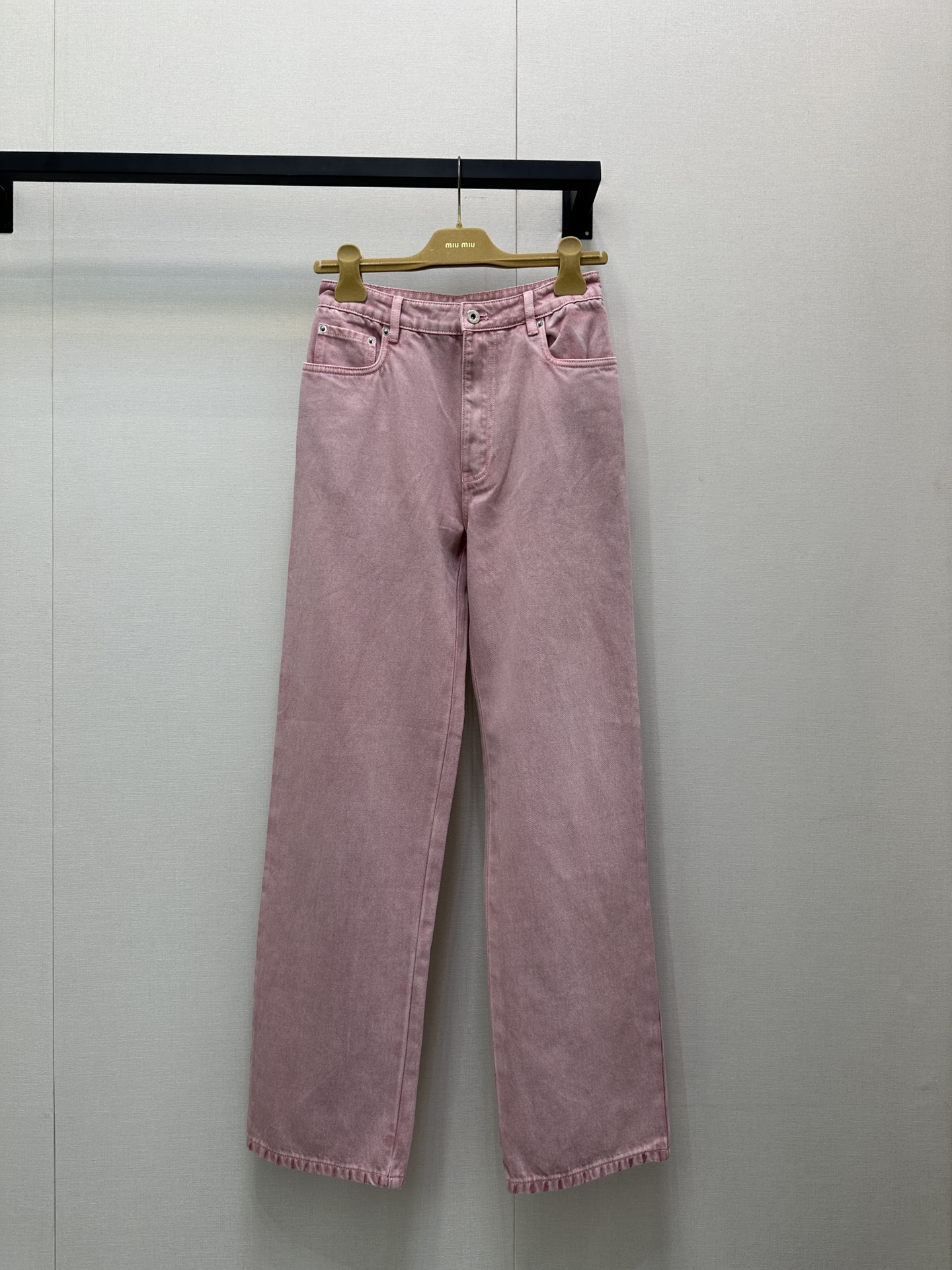 miumiu 미우미우 핑크 데님 팬츠 바지 의류