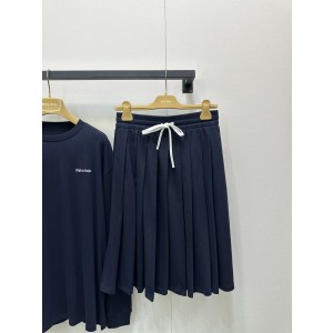 miumiu 미우미우 스트링 플리츠 미디 스커트 치마 의류