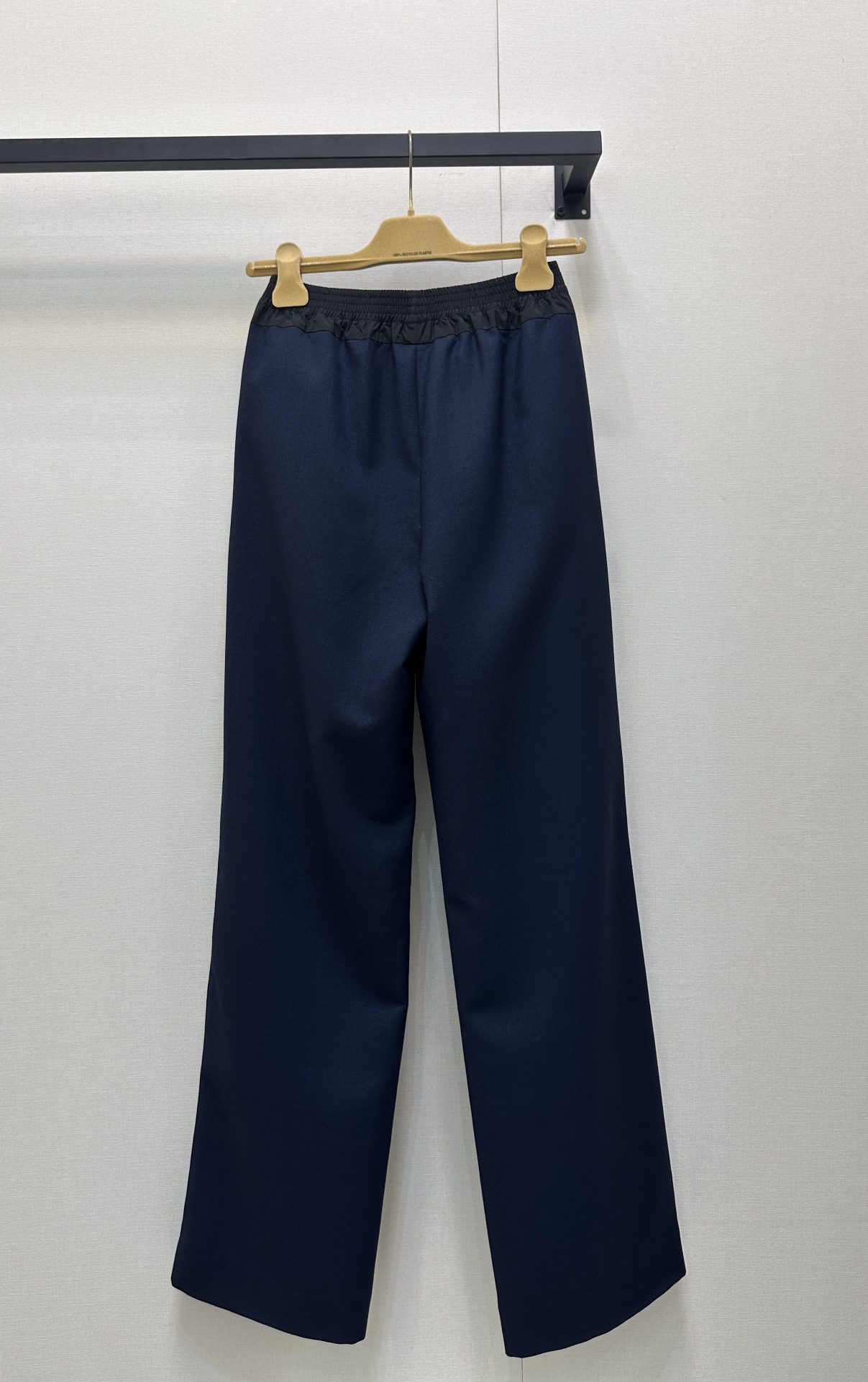 miumiu 미우미우 로고 포인트 울 스트레이트 팬츠 바지 의류