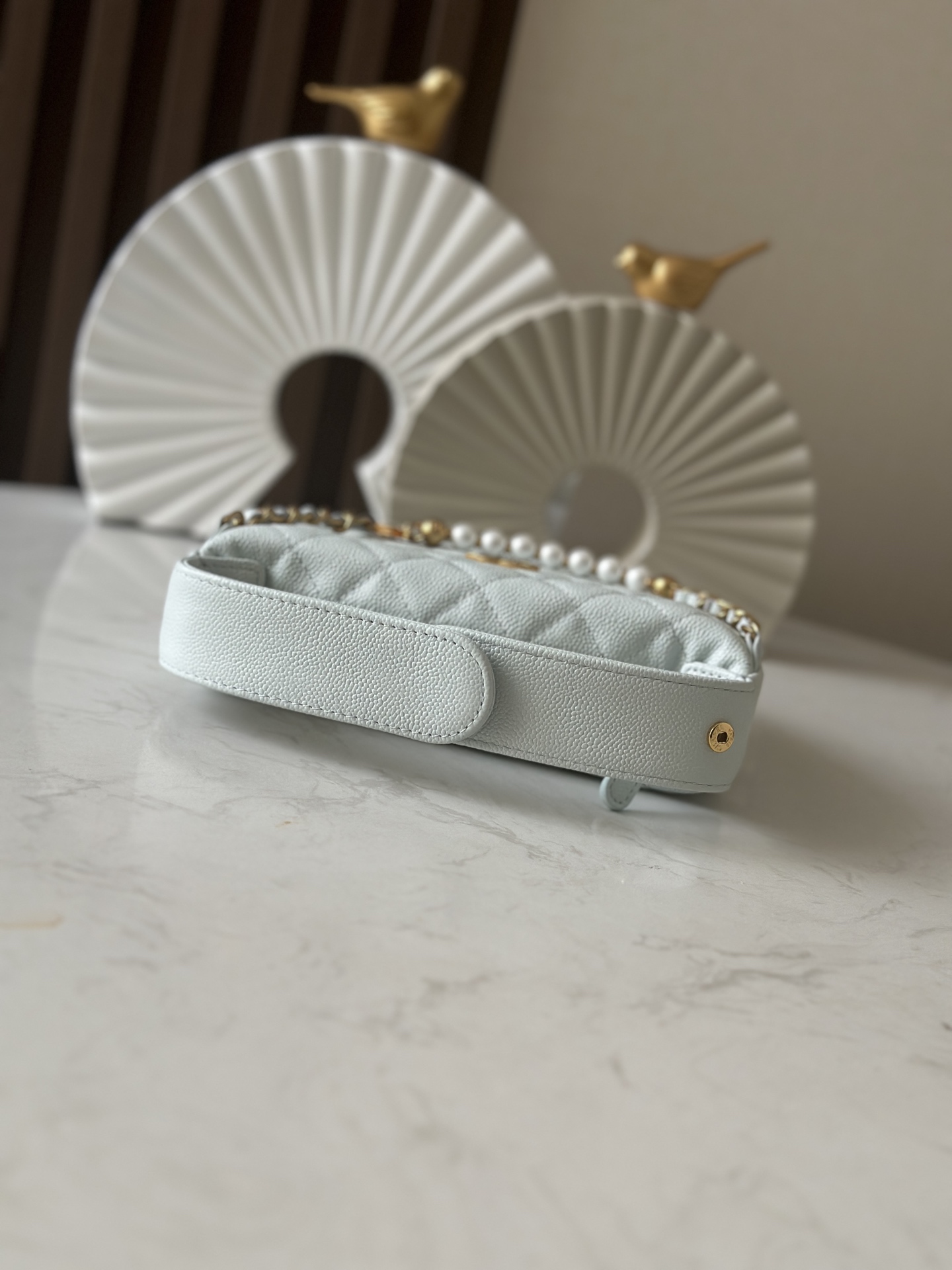 Chanel 샤넬 진주 훌라후프 클러치백 가방