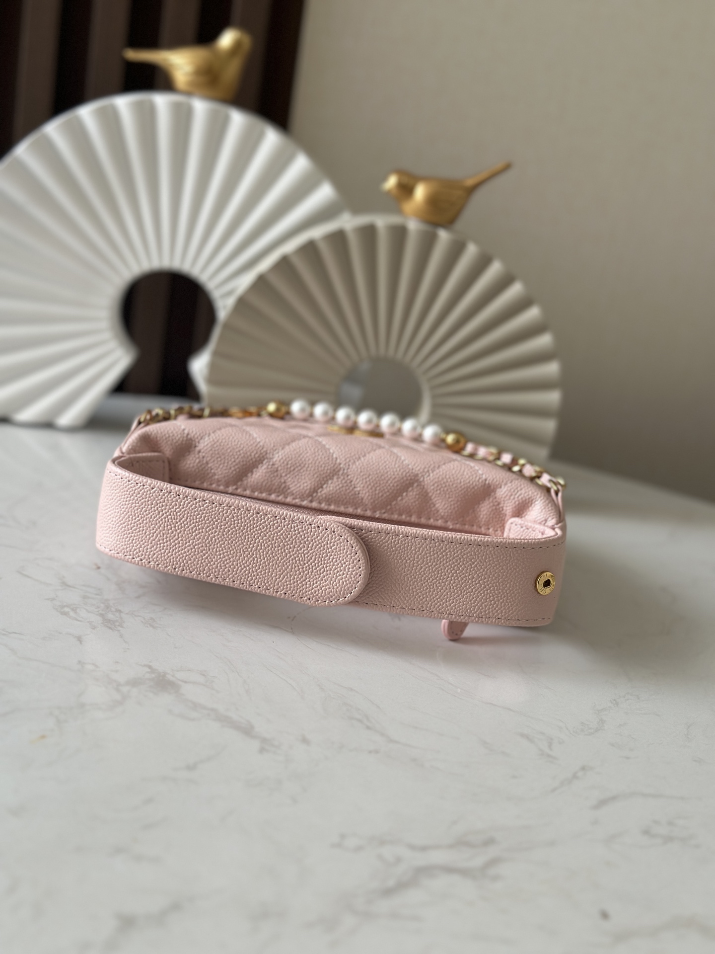 Chanel 샤넬 진주 훌라후프 클러치백 가방