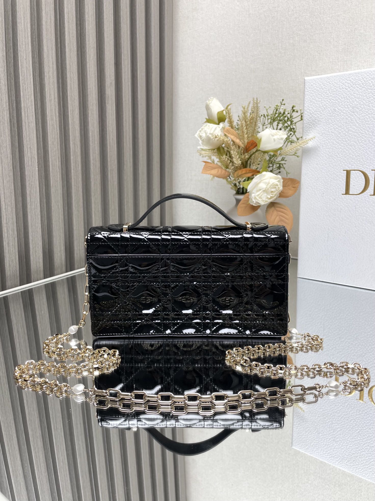 Lady Dior CD 디올 진주 클러치백 숄더백 가방