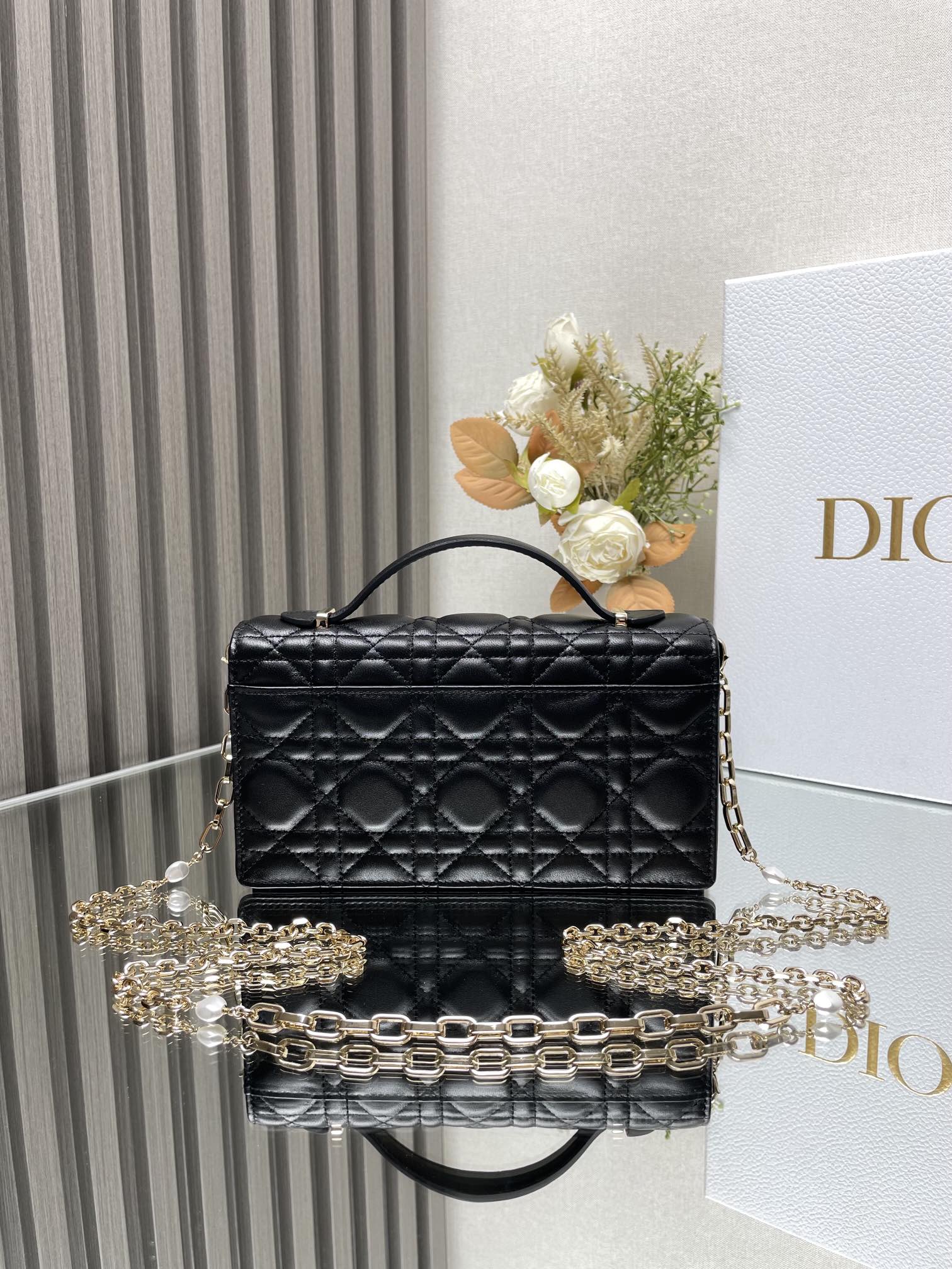 Lady Dior CD 디올 진주 클러치백 숄더백 가방